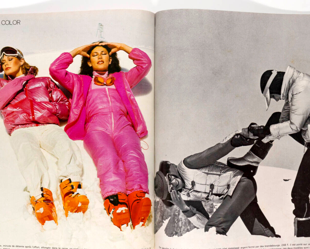 SYLVIE VARTAN Count Basie JAZZ Dizzy Gillespie SKIWEAR vtg L'Officiel magazine