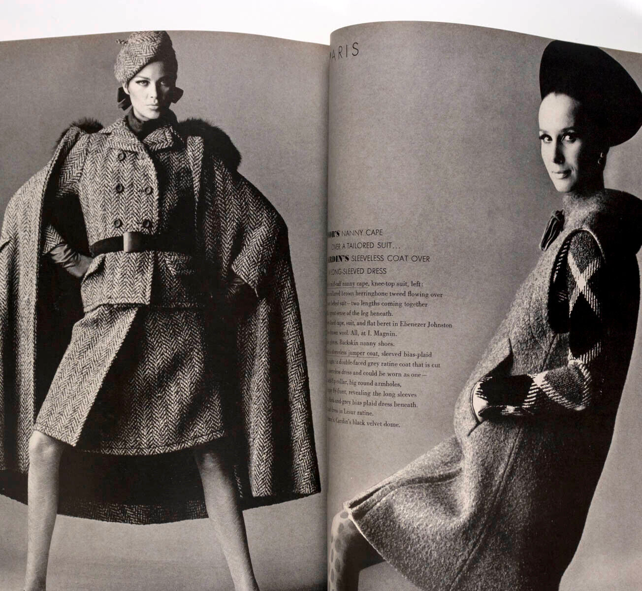 VERUSCHKA Penn PARIS COLLECTIONS Diana Vreeland VANESSA REDGRAVE Antonioni VOGUE