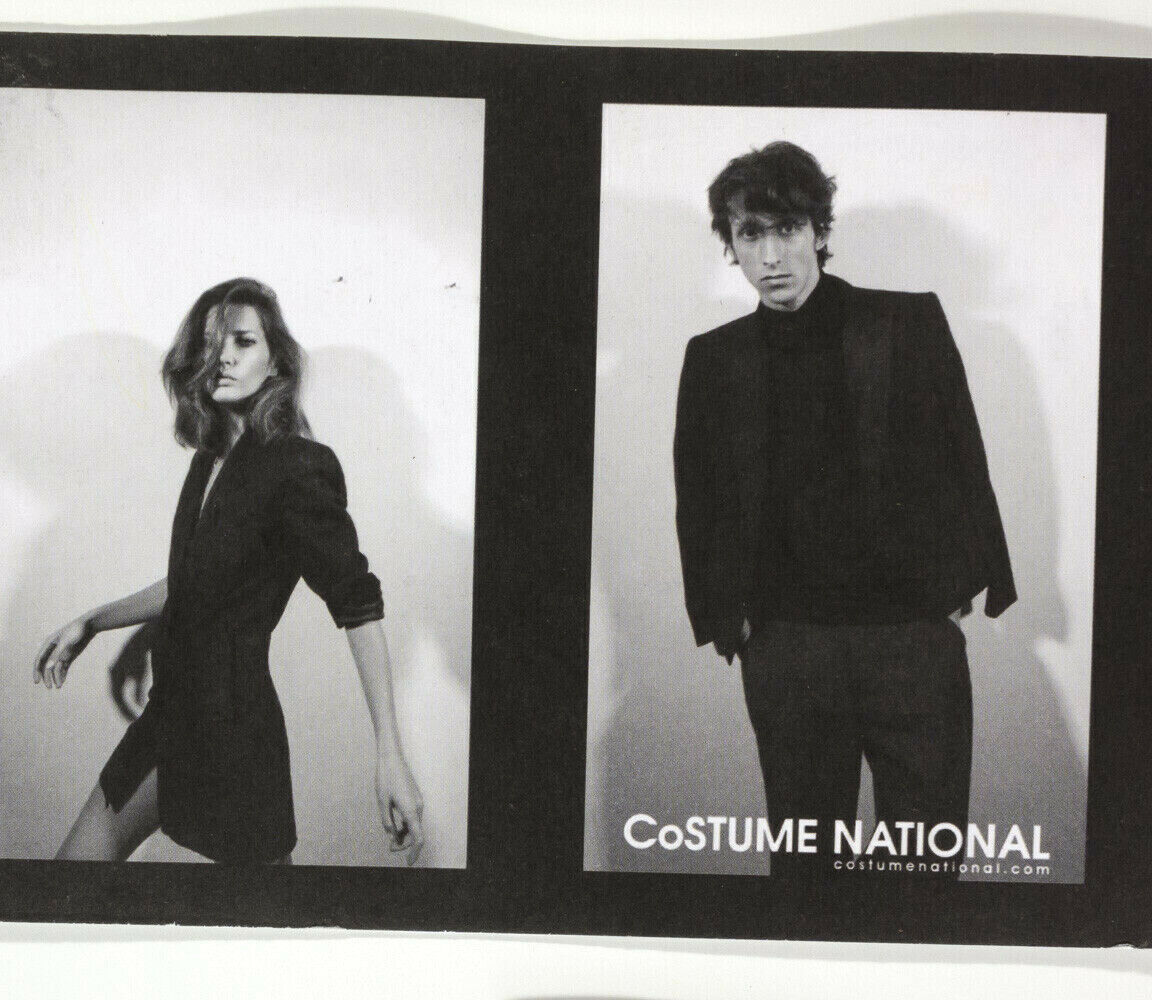 Christian Brylle OTHILIA SIMON Glen Luchford COSTUME NATIONAL a/w 2009 Postcard