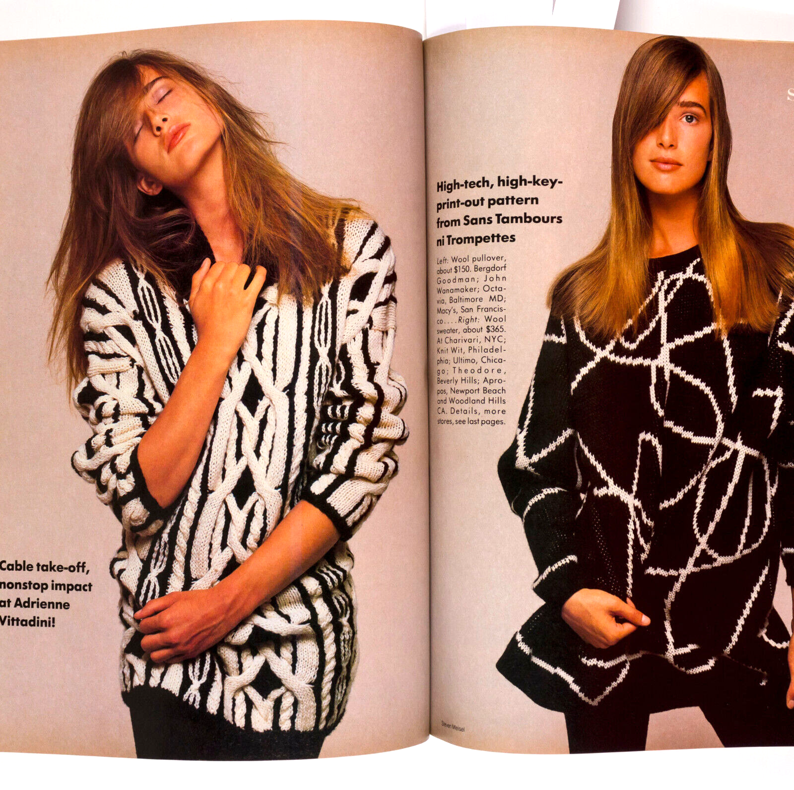 CINDY CRAWFORD'S 2nd VOGUE Christy Turlington AVEDON Porizkova AUDREY HEPBURN US