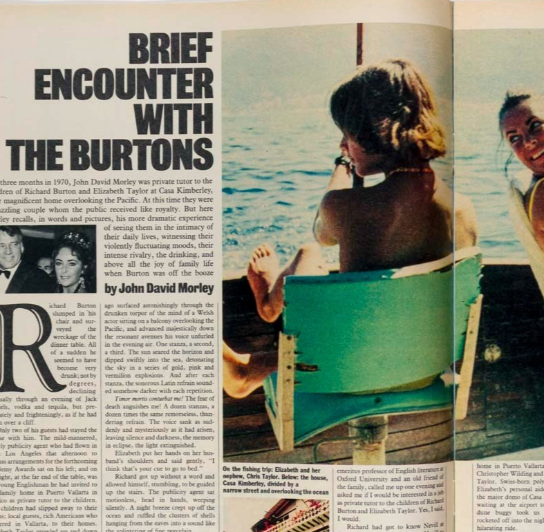 Elizabeth Taylor RICHARD BURTON Issey Miyake SUNDAY TIMES magazine January 1965