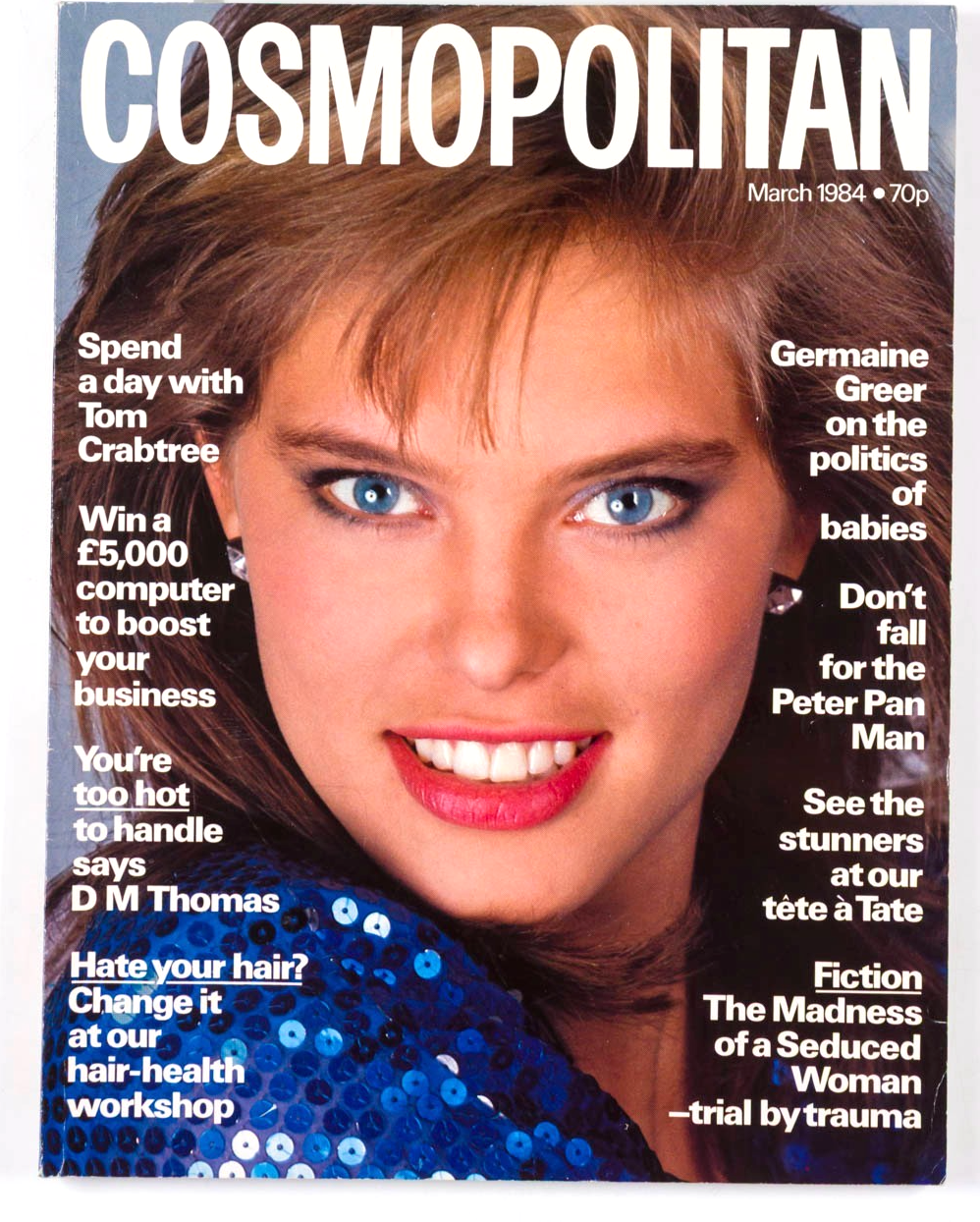 Renee Simonsen VIVIEN NEVES Donald Sutherland COSMOPOLITAN magazine March 1984