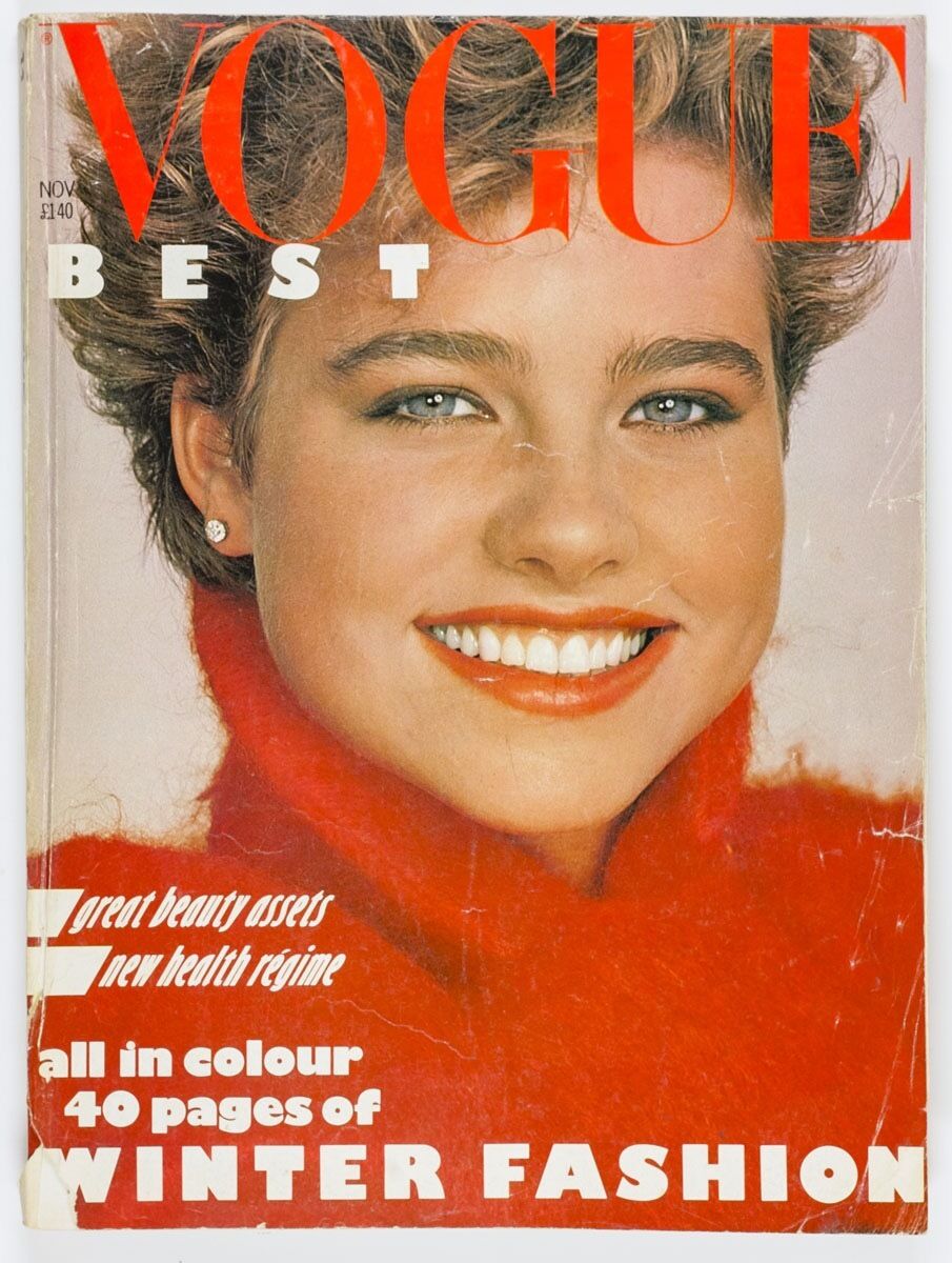 TALISA SOTO Terence Donovan JEAN MUIR Mrs Exeter VTG 80's fashion VOGUE magazine