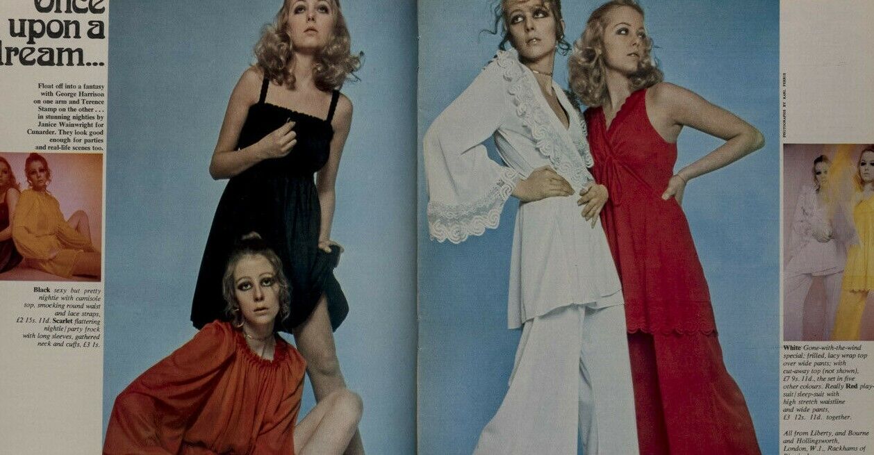 Sharon Tate OLIVIA HUSSEY Charlotte Martin OSSIE CLARK Twiggy PETTICOAT magazine