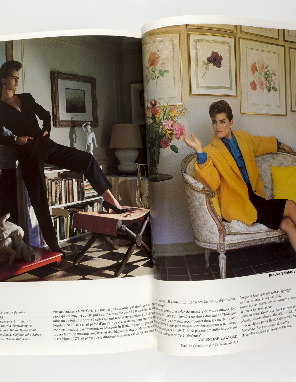 BROOKE SHIELDS Mats Gustafson GUY BOURDIN Roversi RITTS Stephanie Seymour  VOGUE