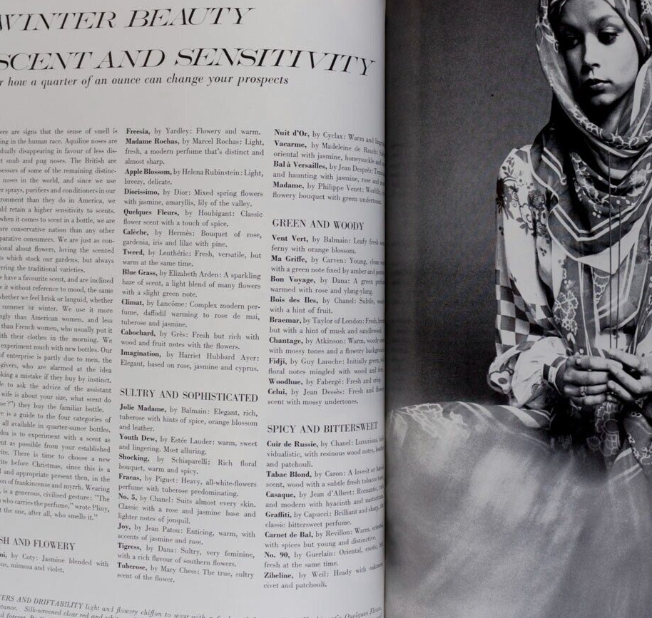 DONYALE LUNA Barbra Streisand EDINA RONAY Cecil Beaton MOUCHE Ossie Clark VOGUE