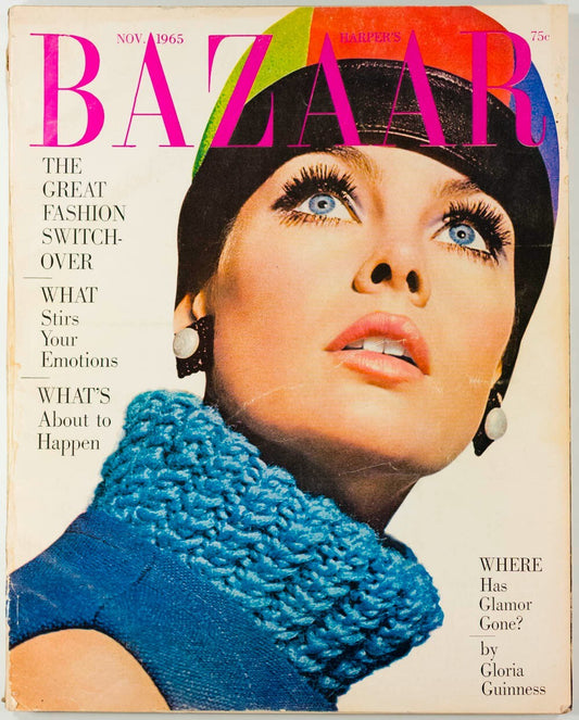 Jean Shrimpton GLORIA GUINNESS Richard Avedon US HARPER'S BAZAAR November 1965