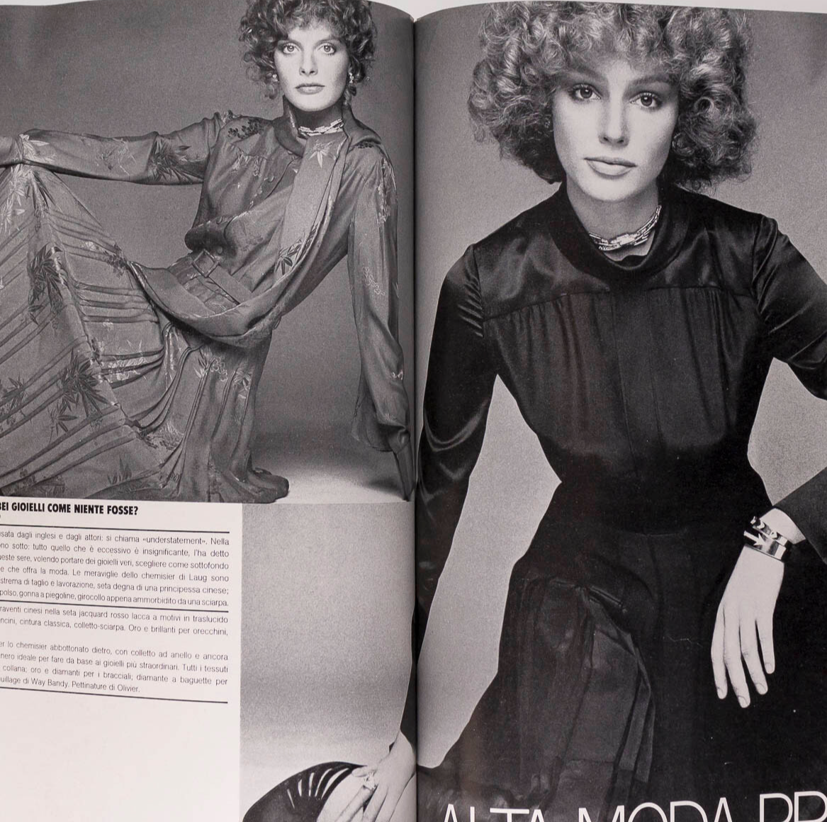 RENE RUSSO Knitwear PRET-A-PORTER Autumn Winter VOGUE ITALIA September 1974 vtg