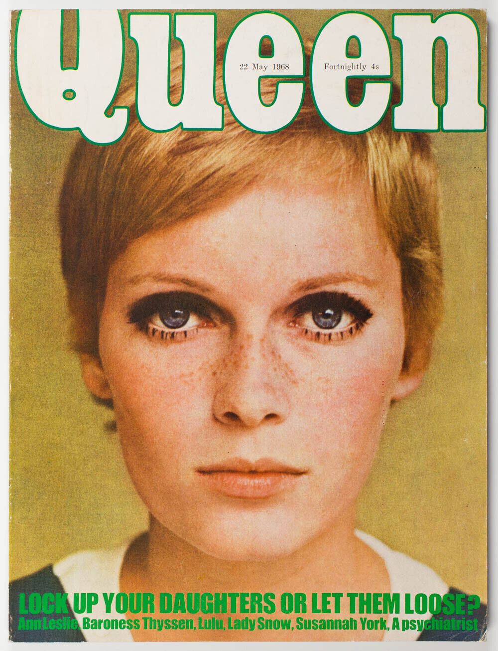 MIA FARROW Terry O'Neill SUSANNAH YORK Baroness Thyssen LULU Queen magazine 1968