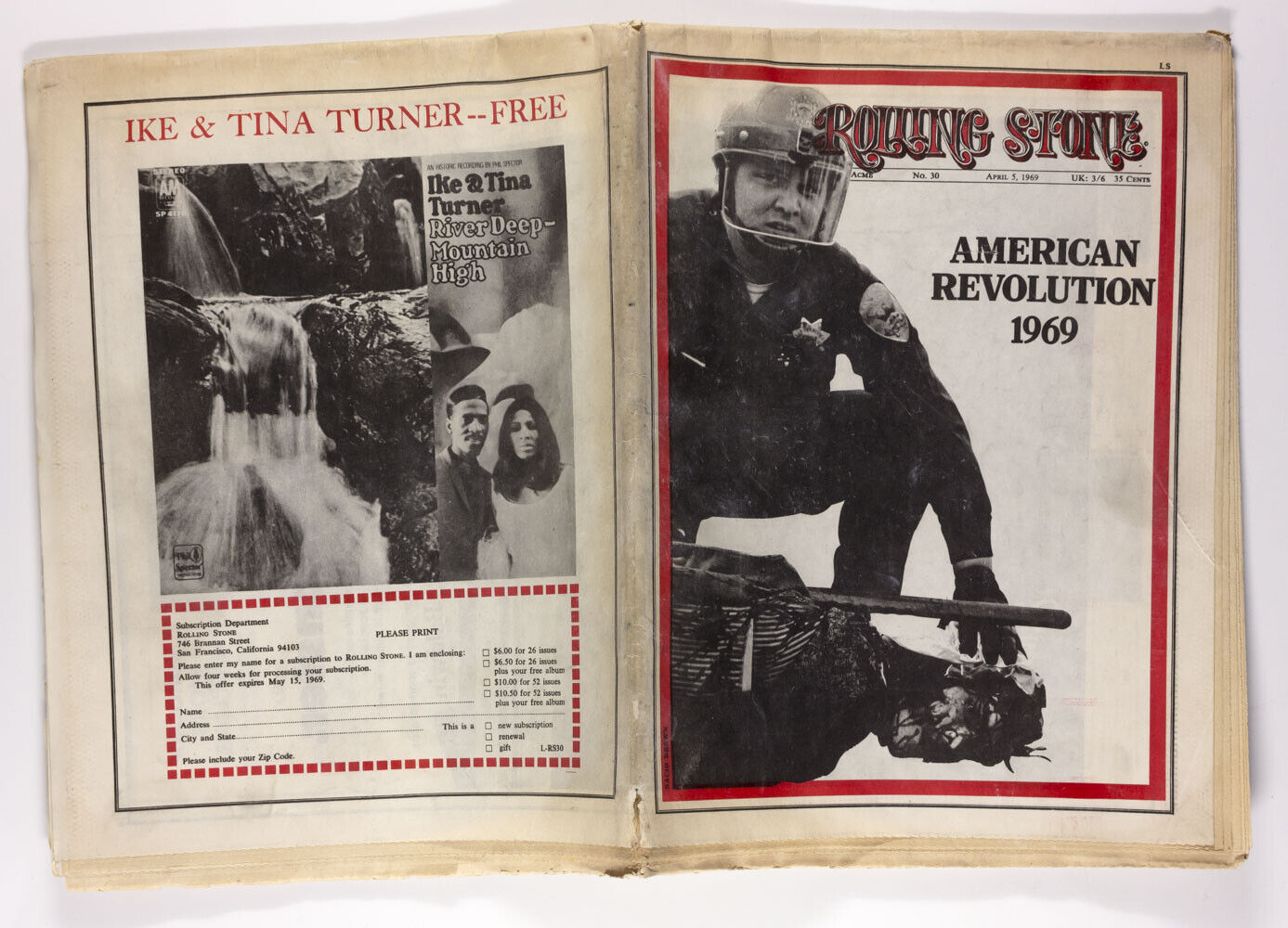 American Revolution BLACK PANTHERS Jim & Van Morrison CCR Rolling Stone magazine