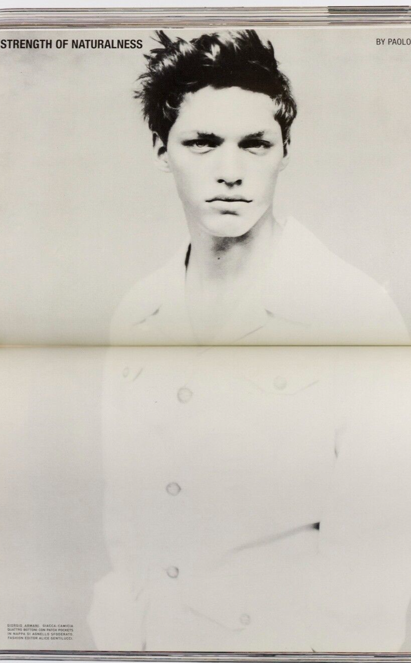 Paolo Roversi STEVEN KLEIN Ellen Von Unwerth L'UOMO VOGUE magazine 1998 Jan 287
