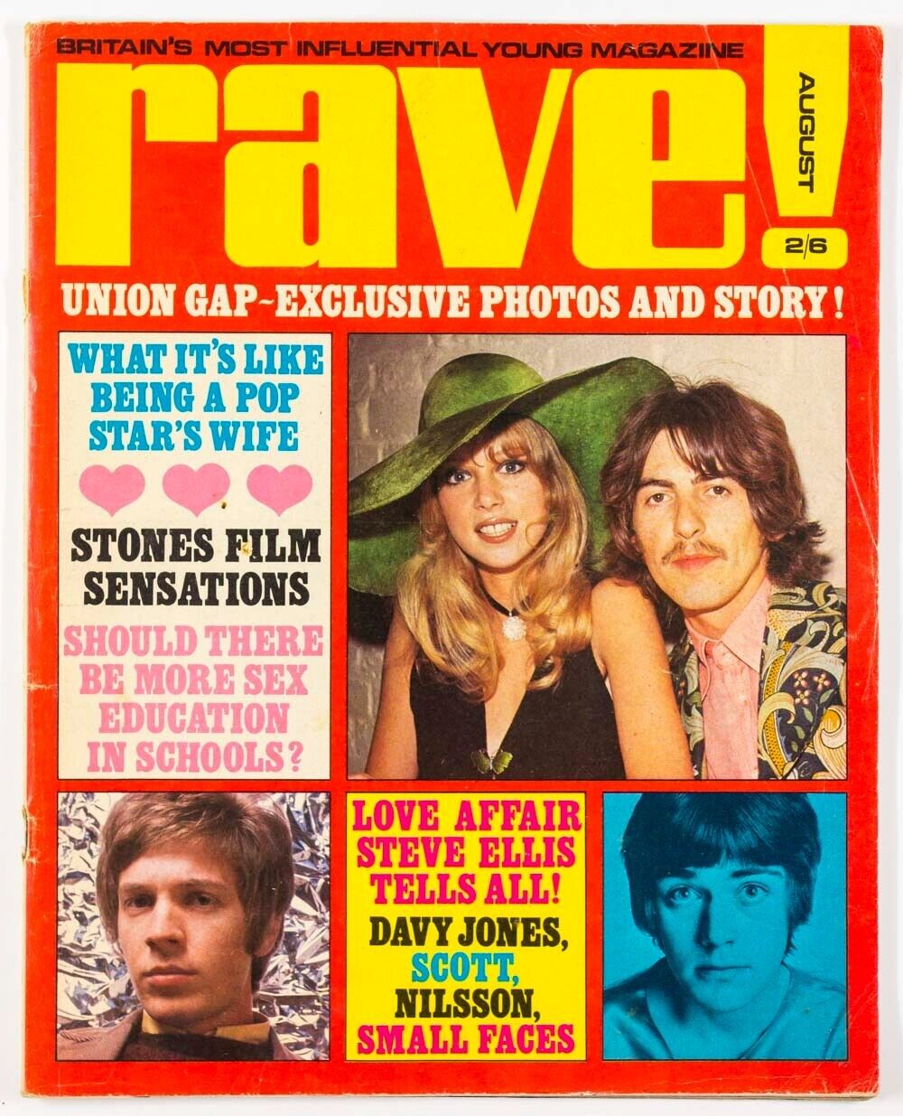 Pattie Boyd BEATLES Scott Walker THE HERD Monkees ROLLING STONES ~ RAVE magazine