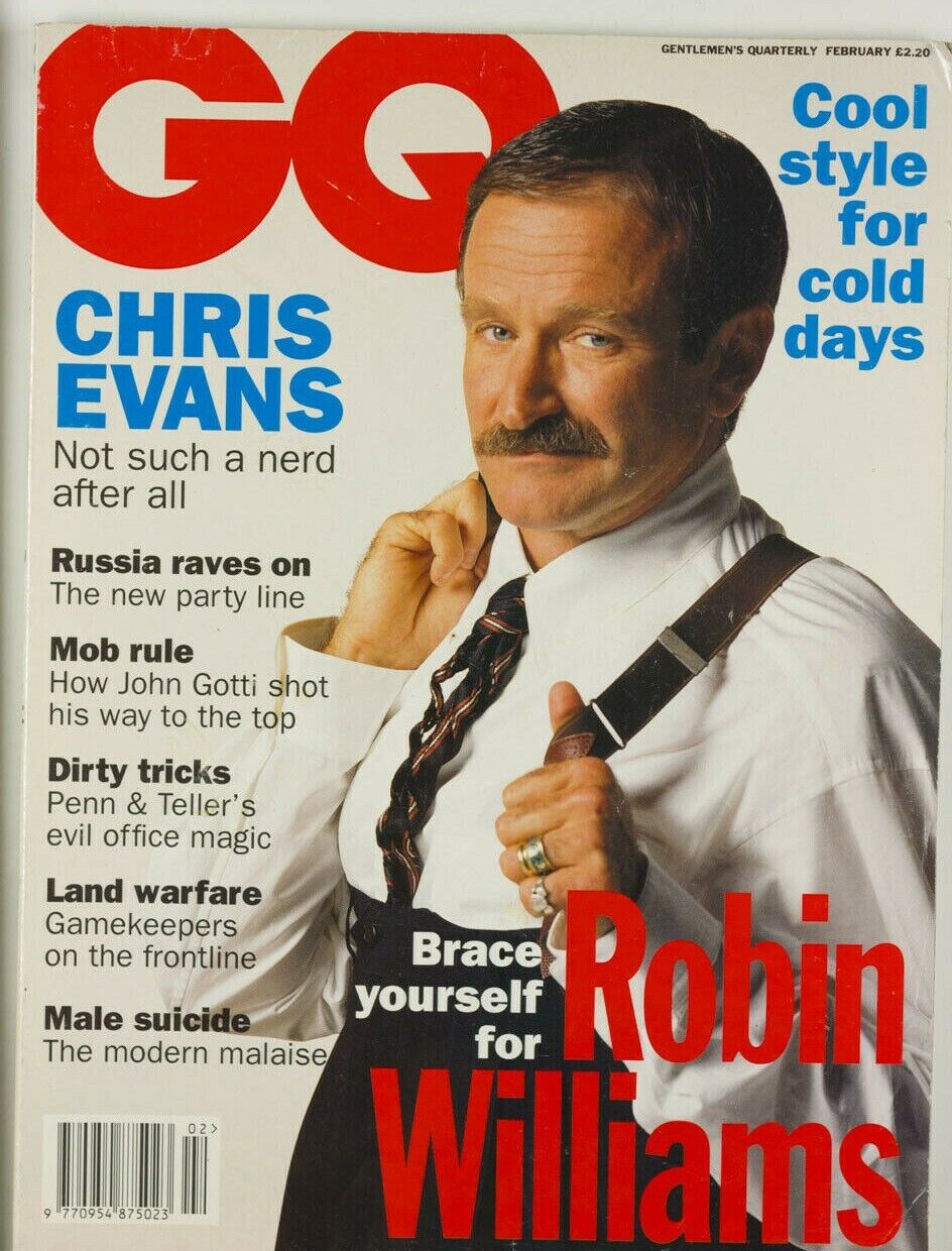 Robin Williams CHRIS EVANS John Gotti PENN & TELLER February 1994 GQ magazine