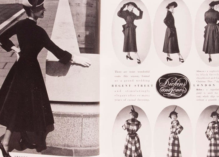 Jean Patchett IRVING PENN Cecil Beaton TOM KEOGH Vogue magazine October 1948 vtg