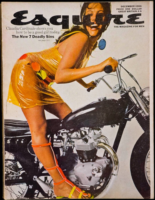 CLAUDIA CARDINALE Duke Ellington MICHAEL CAINE Esquire magazine December 1966 US