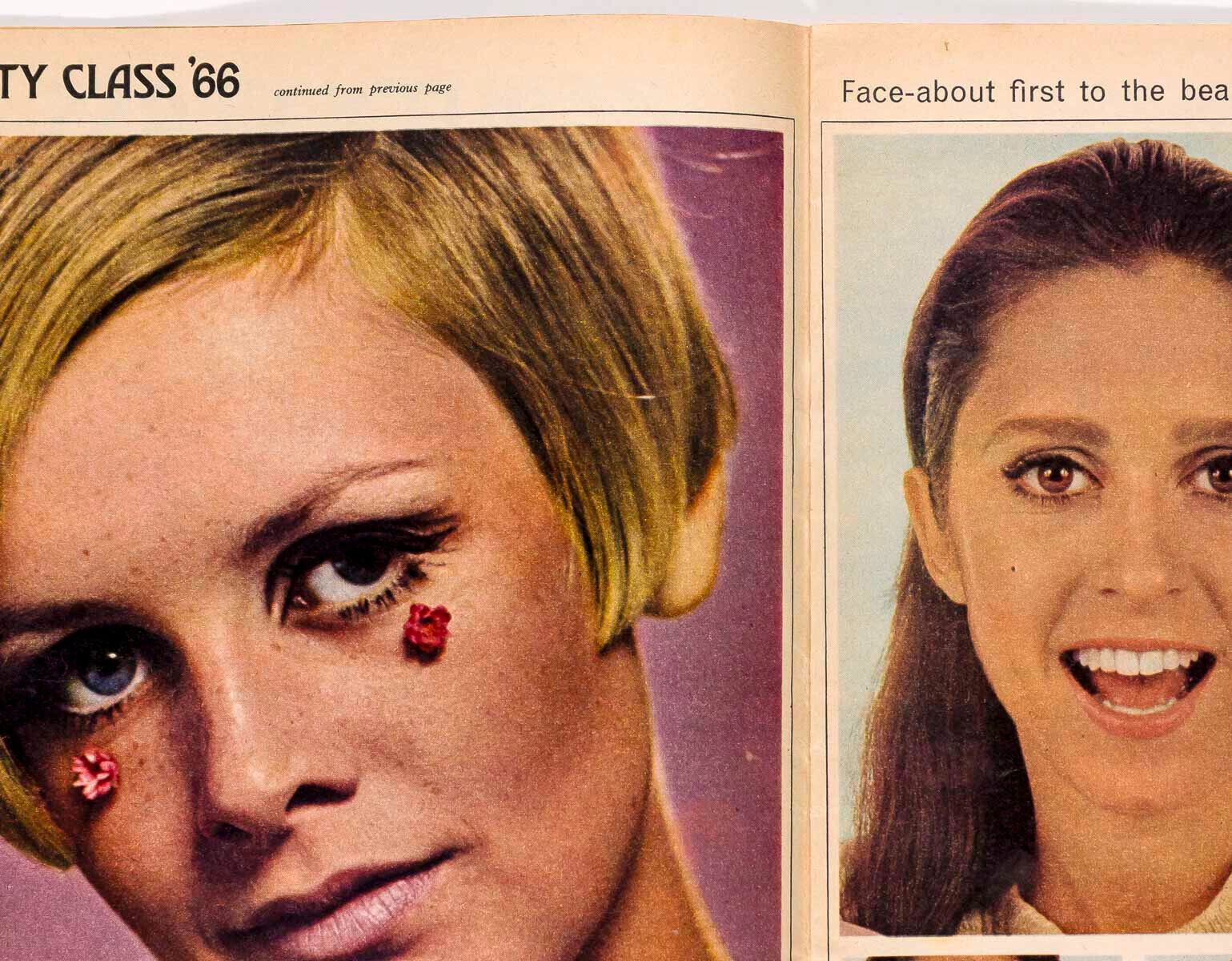 The Avengers DIANA RIGG Paulene Stone TWIGGY Grace Coddington PETTICOAT magazine