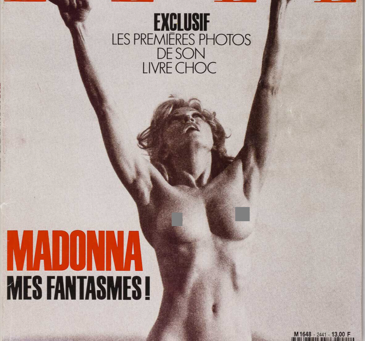 Madonna MEISEL Sex Book FRENCH ELLE magazine AMBER VALLETTA Jean Colonna SISLEY