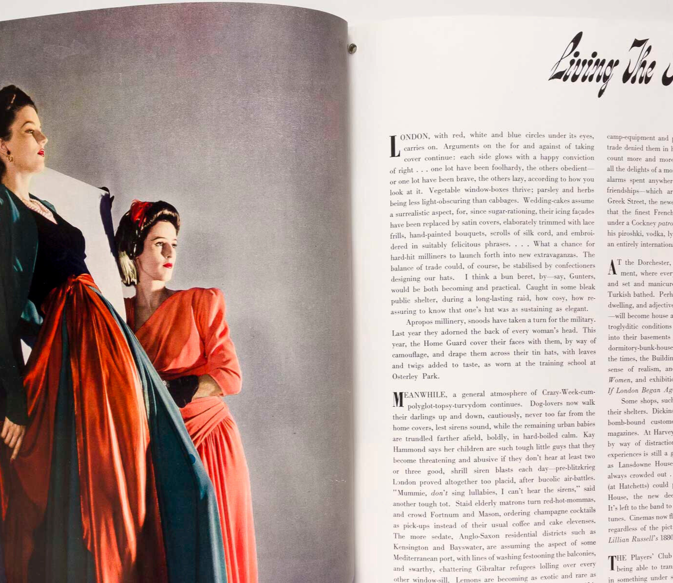 LEE MILLER Horst CECIL BEATON Roger Descombes MARY CHURCHILL Propaganda VOGUE UK