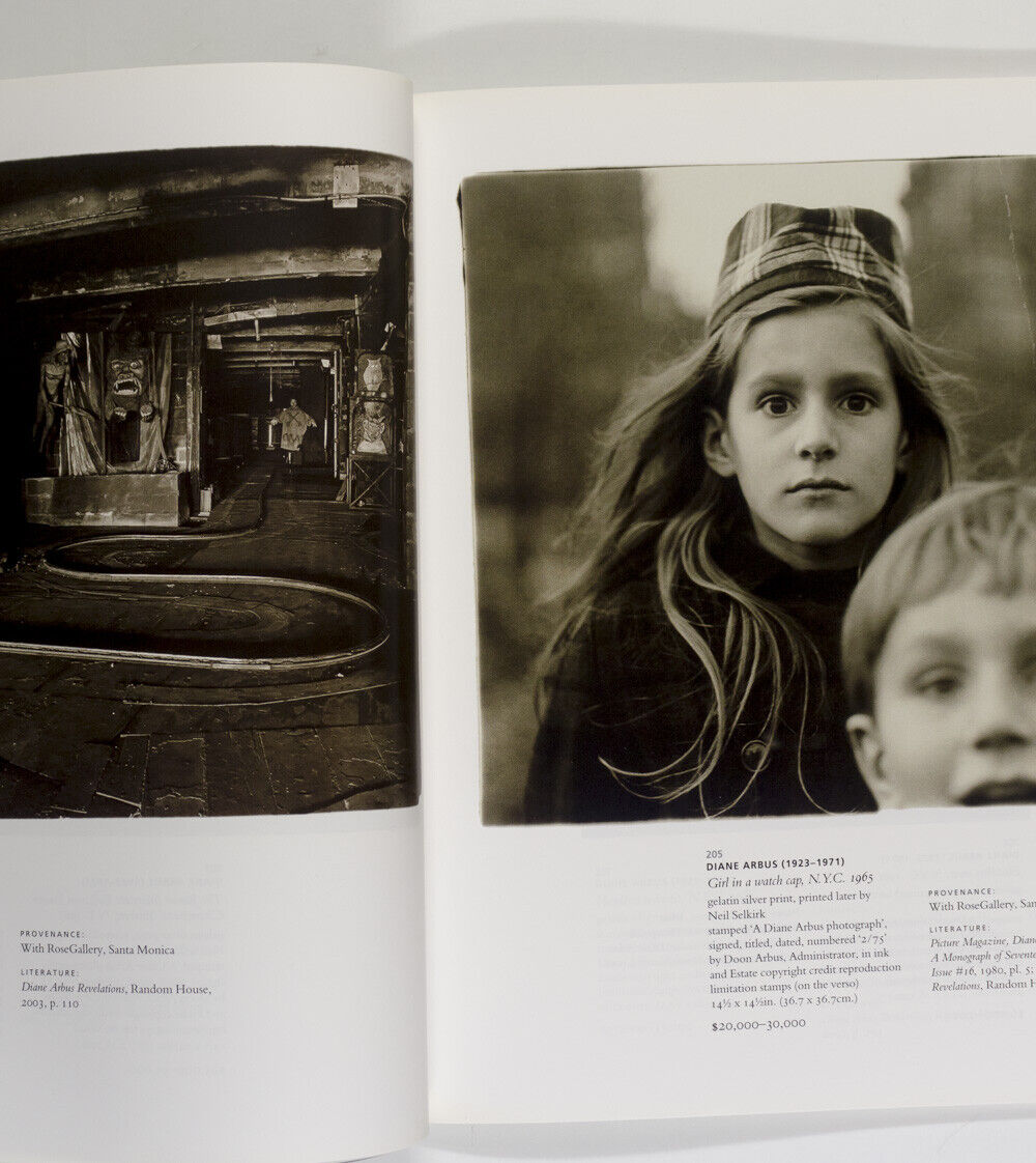 DIANE ARBUS Photographs AUCTION catalogue CHRISTIE'S New York 2008 Penelope Tree