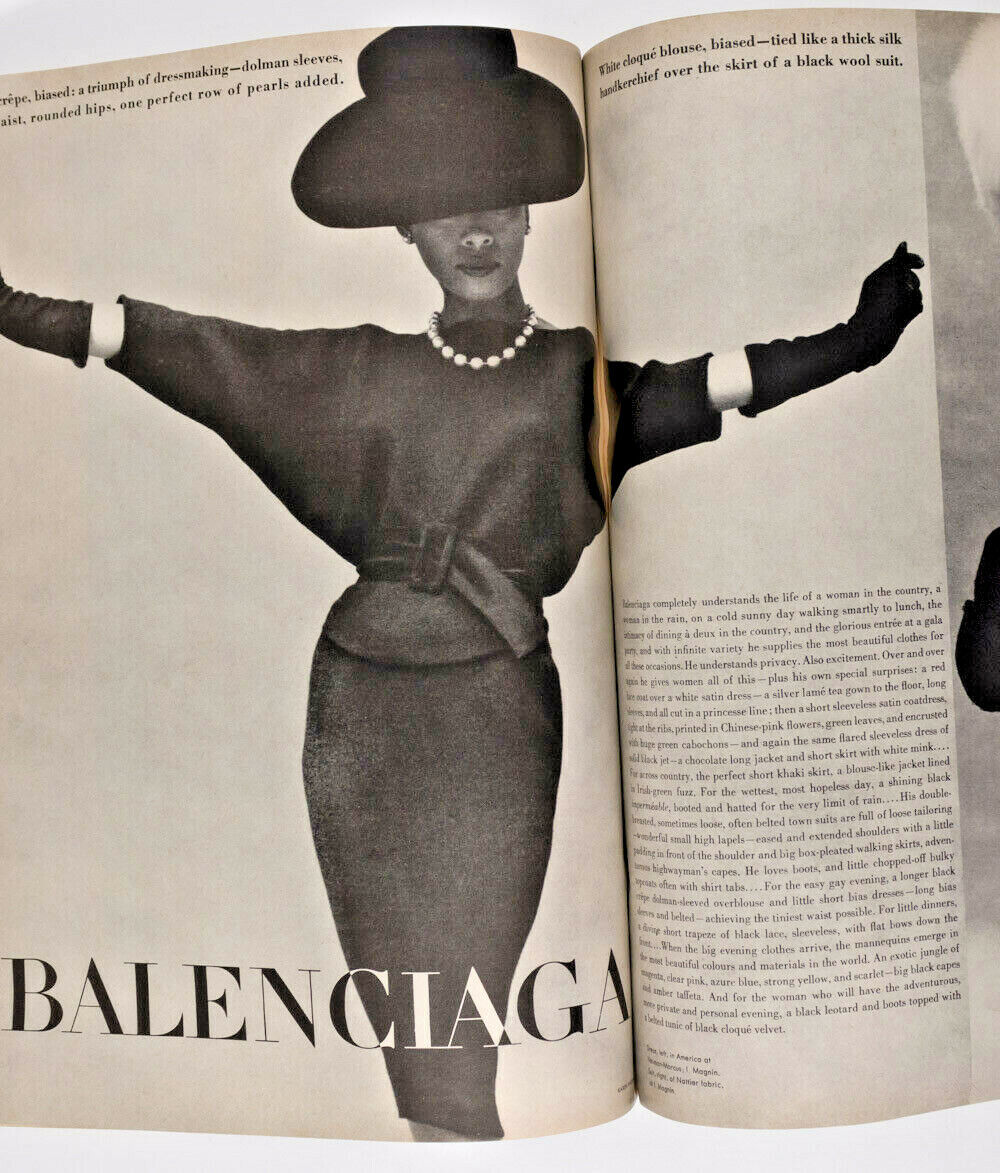 BRIGITTE BAUER Balenciaga GIVENCHY David Ogilvy NZ Vidal Sassoon VOGUE magazine