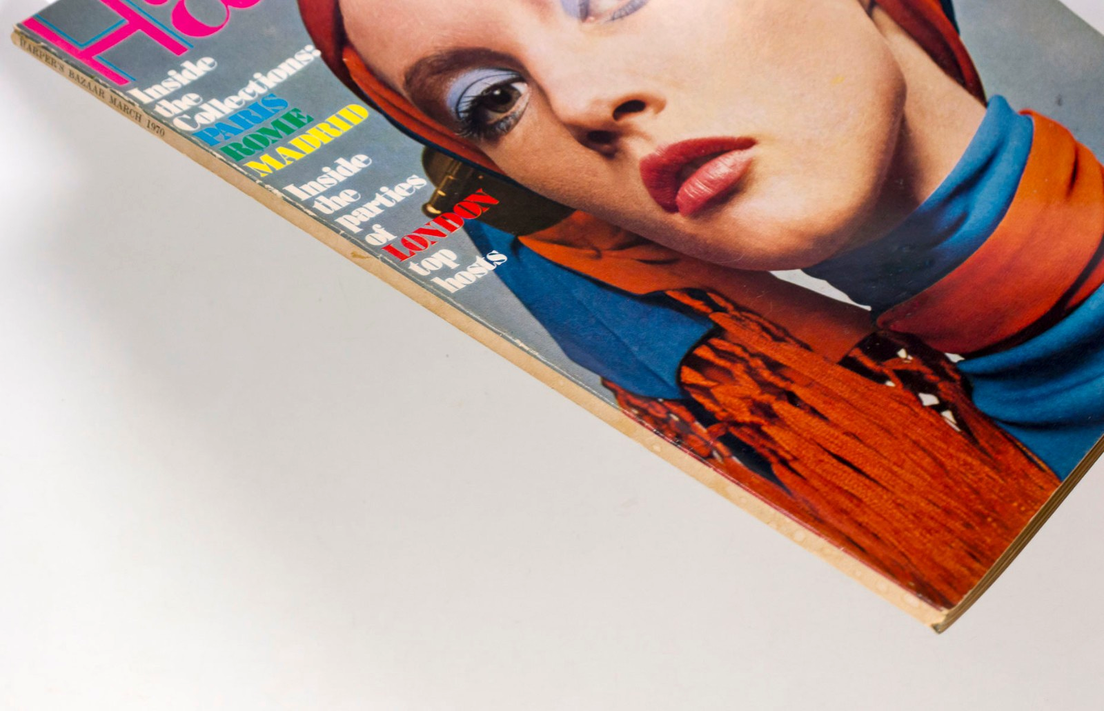 Anna Wintour's 1st magazine RICHARD NEVILLE Barzini UK HARPERS BAZAAR March 1970