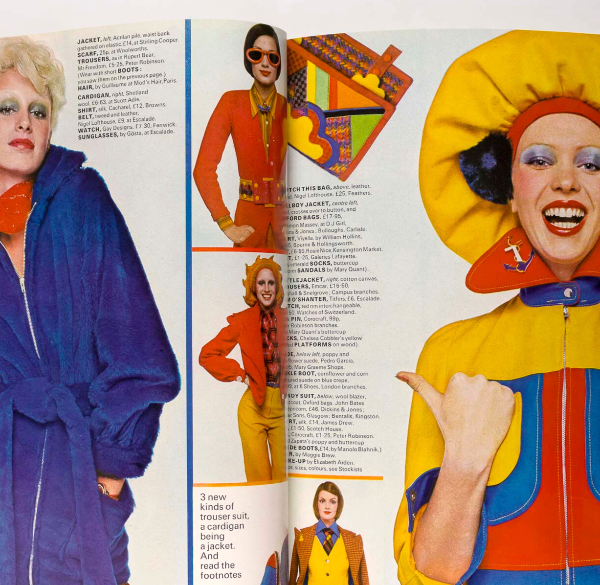 Ingmari Lamy ELIZABETH TAYLOR Dominique Sanda DONNA JORDAN  Vogue February 1972