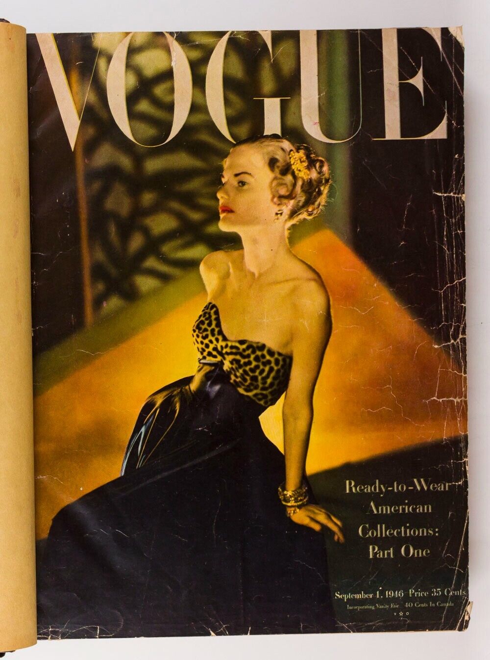 US Vogue BOUND VOLUME book Sept 1946 Cecil Beaton HERBERT MATTER Blumenfeld RTW