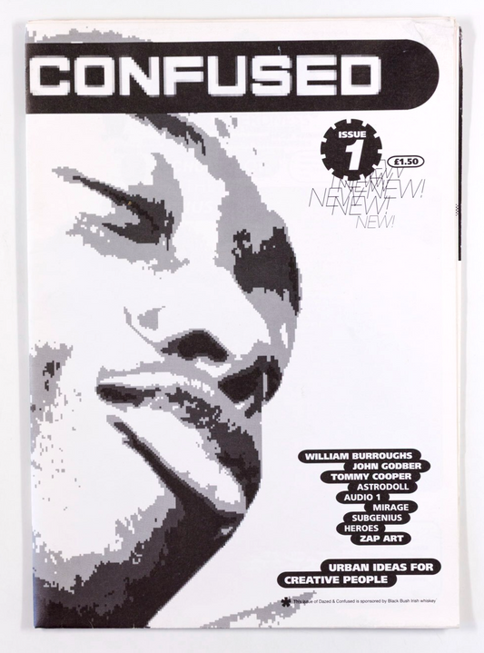1st issue DAZED & CONFUSED magazine 1990 William Burroughs TOMMY COOPER Audio 1