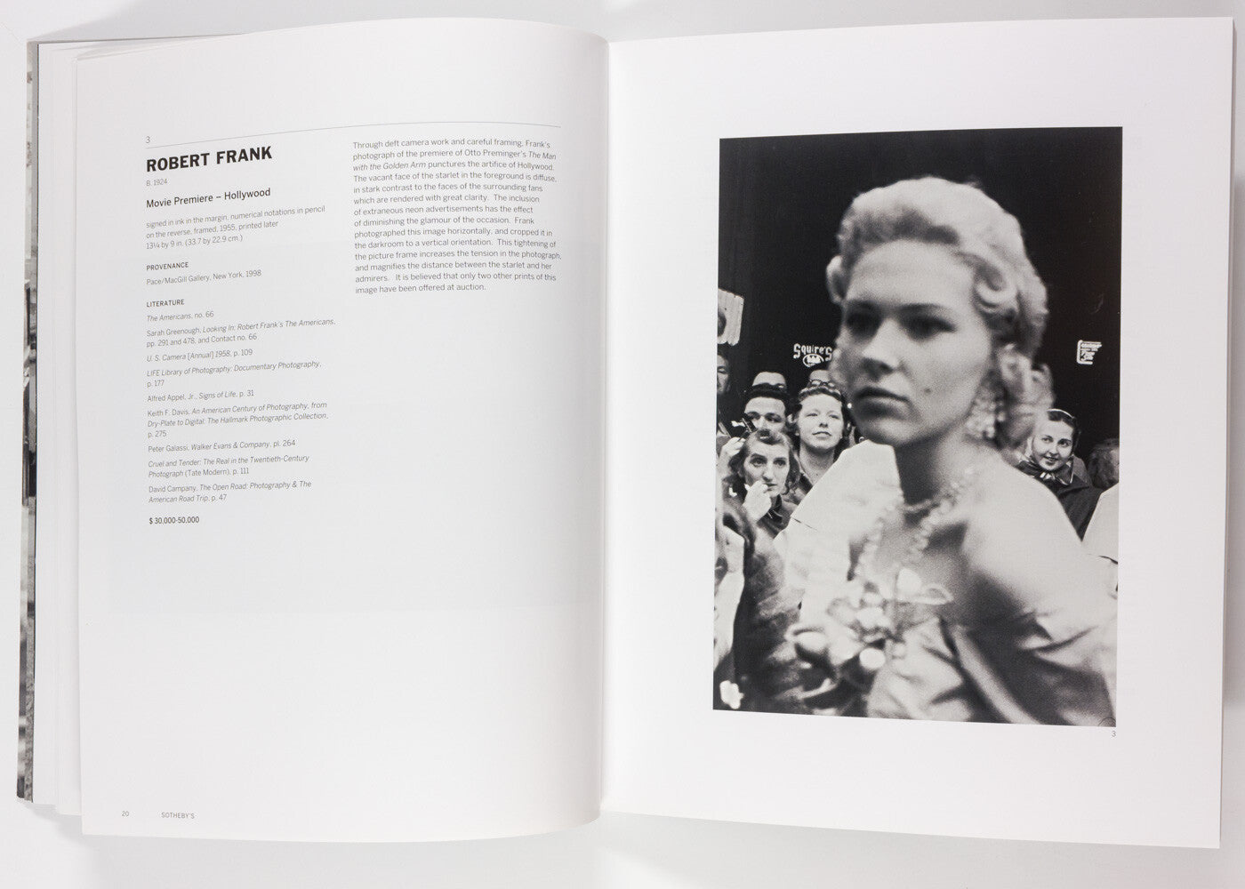 Robert Frank THE AMERICANS Sotheby's Dec 2015 NY Jake Ruth Bloom AUCTION CATALOG