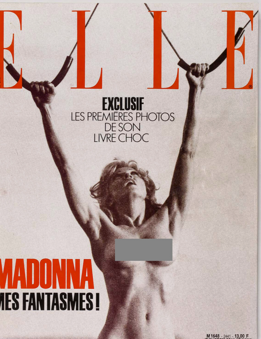 Madonna MEISEL Sex Book FRENCH ELLE magazine AMBER VALLETTA Jean Colonna SISLEY