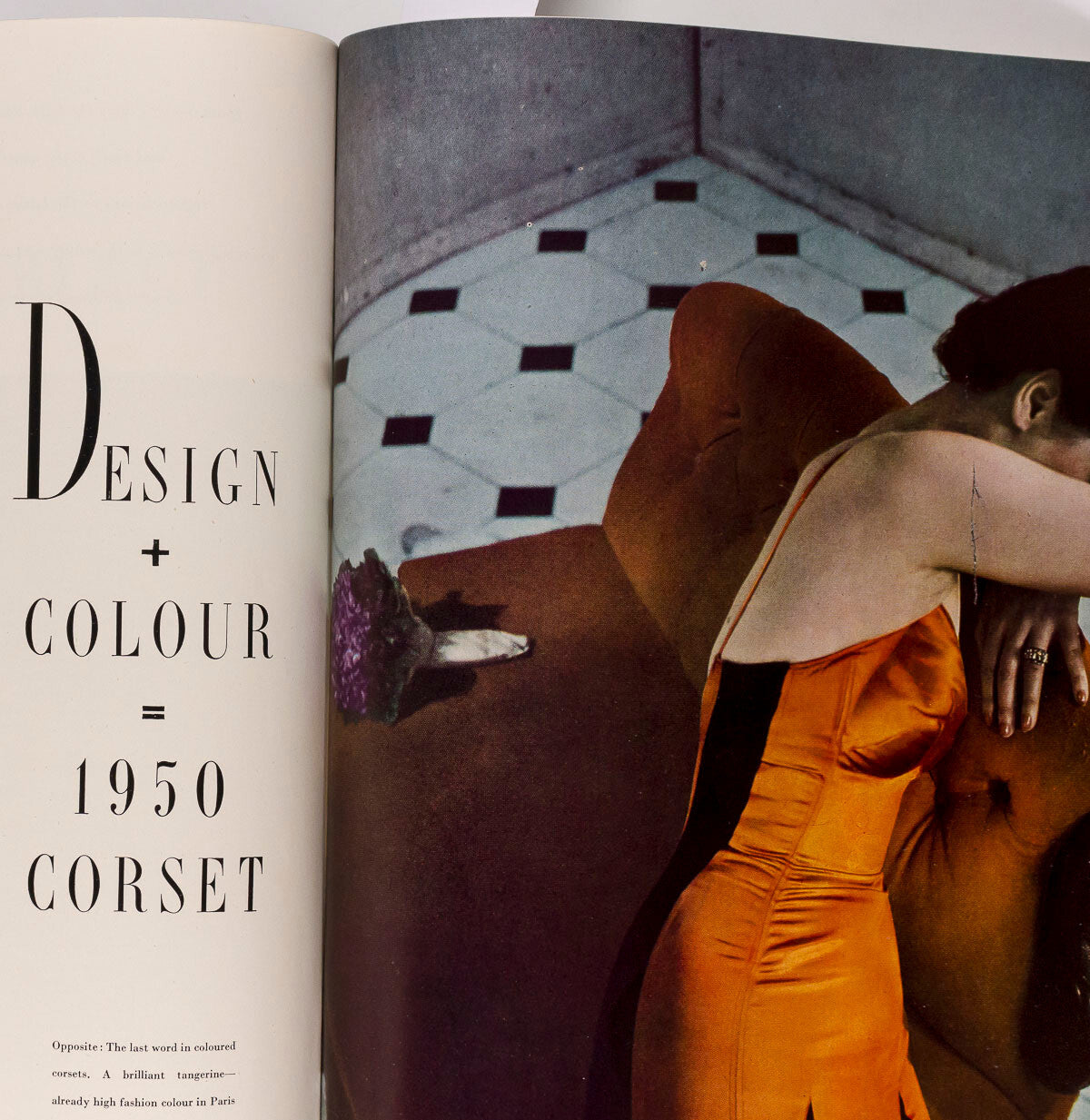 IRVING PENN Norman Parkinson MAKEUP Perfume 1950 Vogue Beauty Book magazine VTG