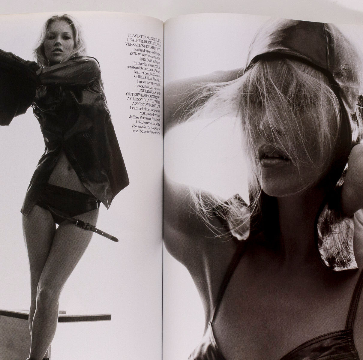 Kate Moss NICK KNIGHT Corinne Day VOGUE MAGAZINE September 2006 Gemma Ward DIOR