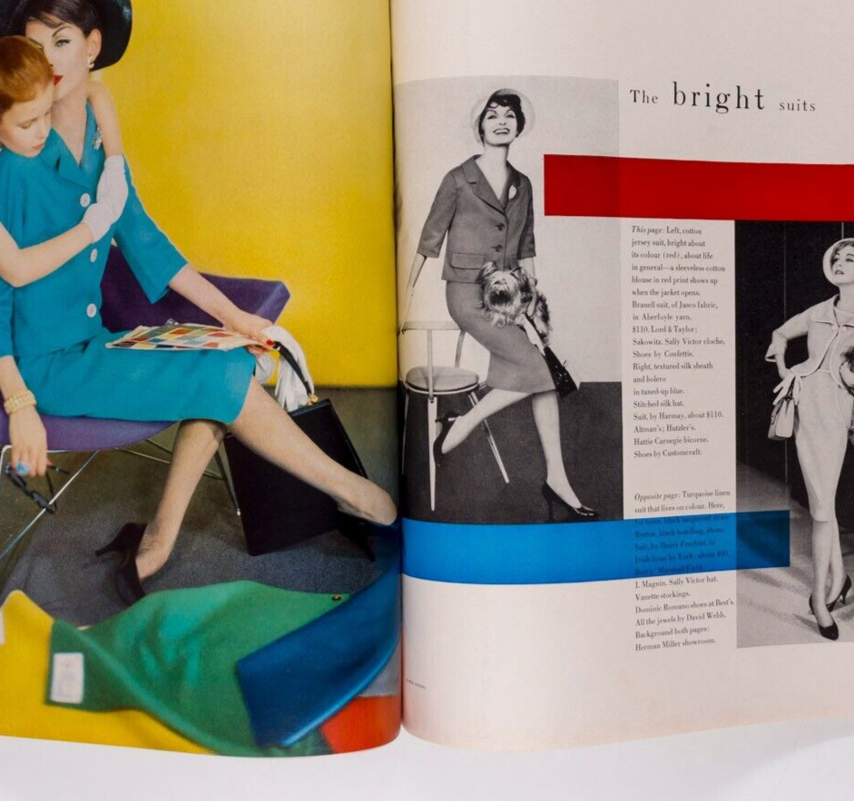 Rene Bouche BRUSSELS FAIR William Klein CORBUSIER Jessica Daves LBD Brazil VOGUE