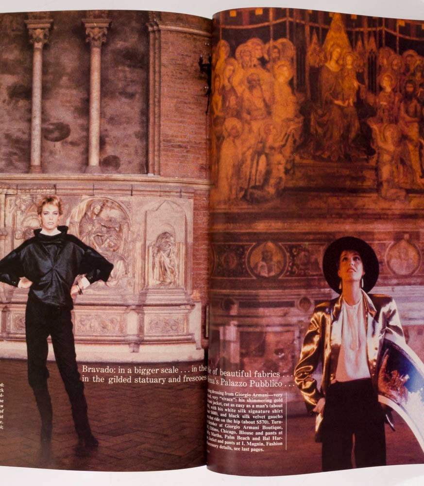 Brooke Shields CANDICE BERGEN Rosemary McGrotha VOGUE 1984 October COLLECTIONS