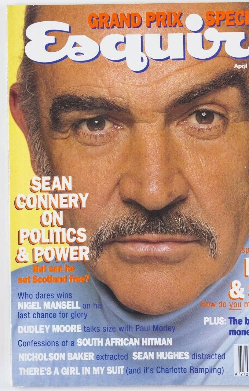 Sean Connery CHARLOTTE RAMPLING Sean Hughes DUDLEY MOORE Nigel Mansell ~ Esquire