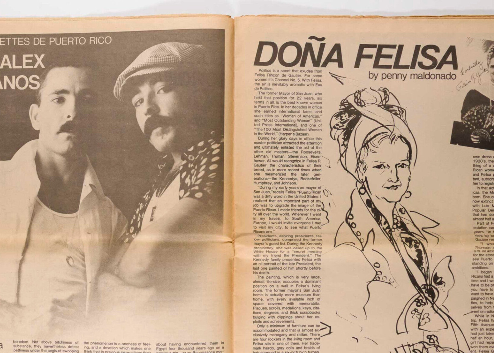 Antonio Lopez PUERTO RICO Holly Woodlawn JEAN-PAUL GOUDE Interview magazine 1975