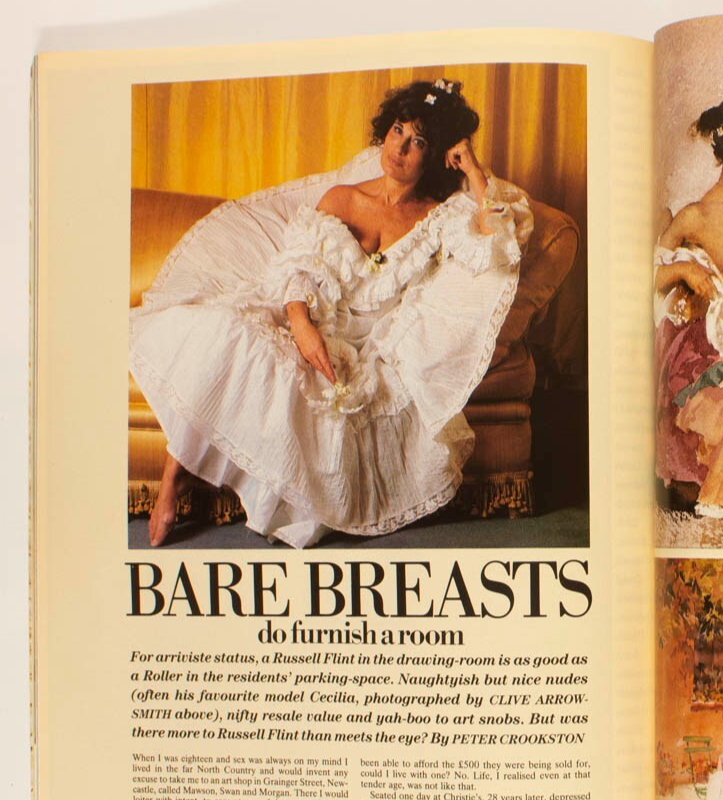 BROOKE SHIELDS Ritts HELMUT NEWTON Tatler May 1983 FARRAH FAWCETT Tatum O'Neal
