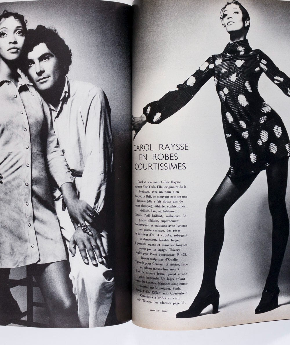 Catherine Deneuve GUY BOURDIN Jean Shrimpton SARAH MOON Paris Vogue August 1969