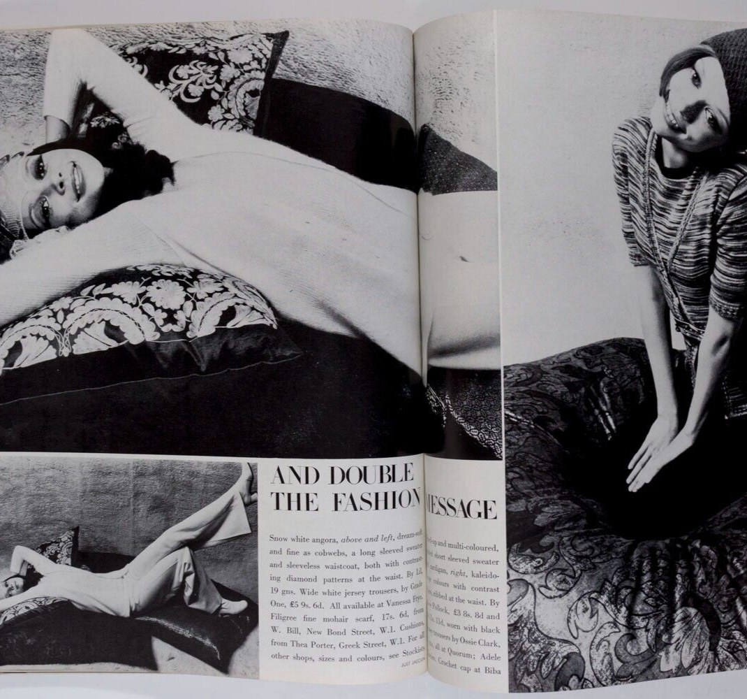 DONYALE LUNA Barbra Streisand EDINA RONAY Cecil Beaton MOUCHE Ossie Clark VOGUE