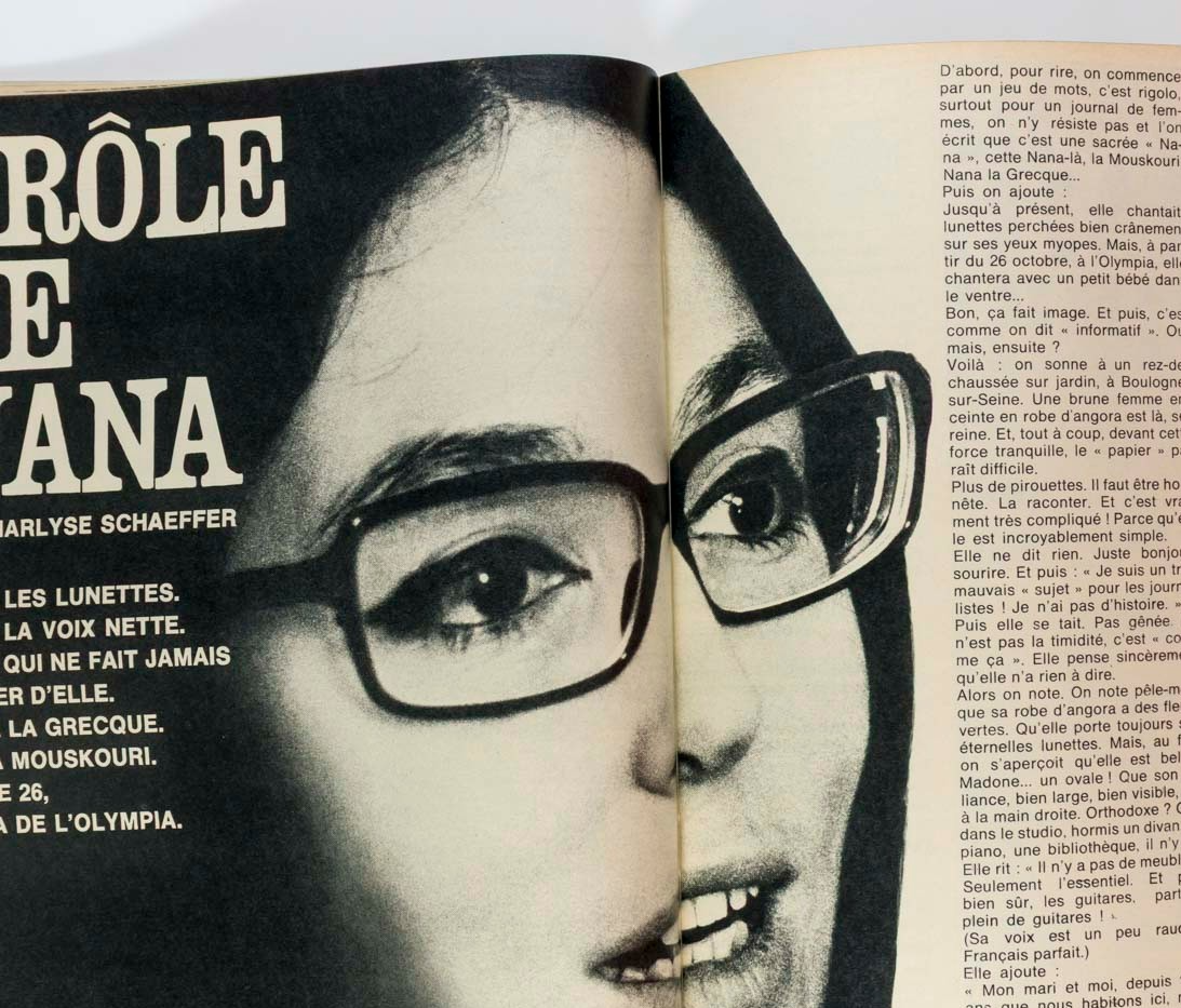 CATHERINE DENEUVE Marisa Berenson NUREYEV  Elle 26 October 1967  NANA MOUSKOURI