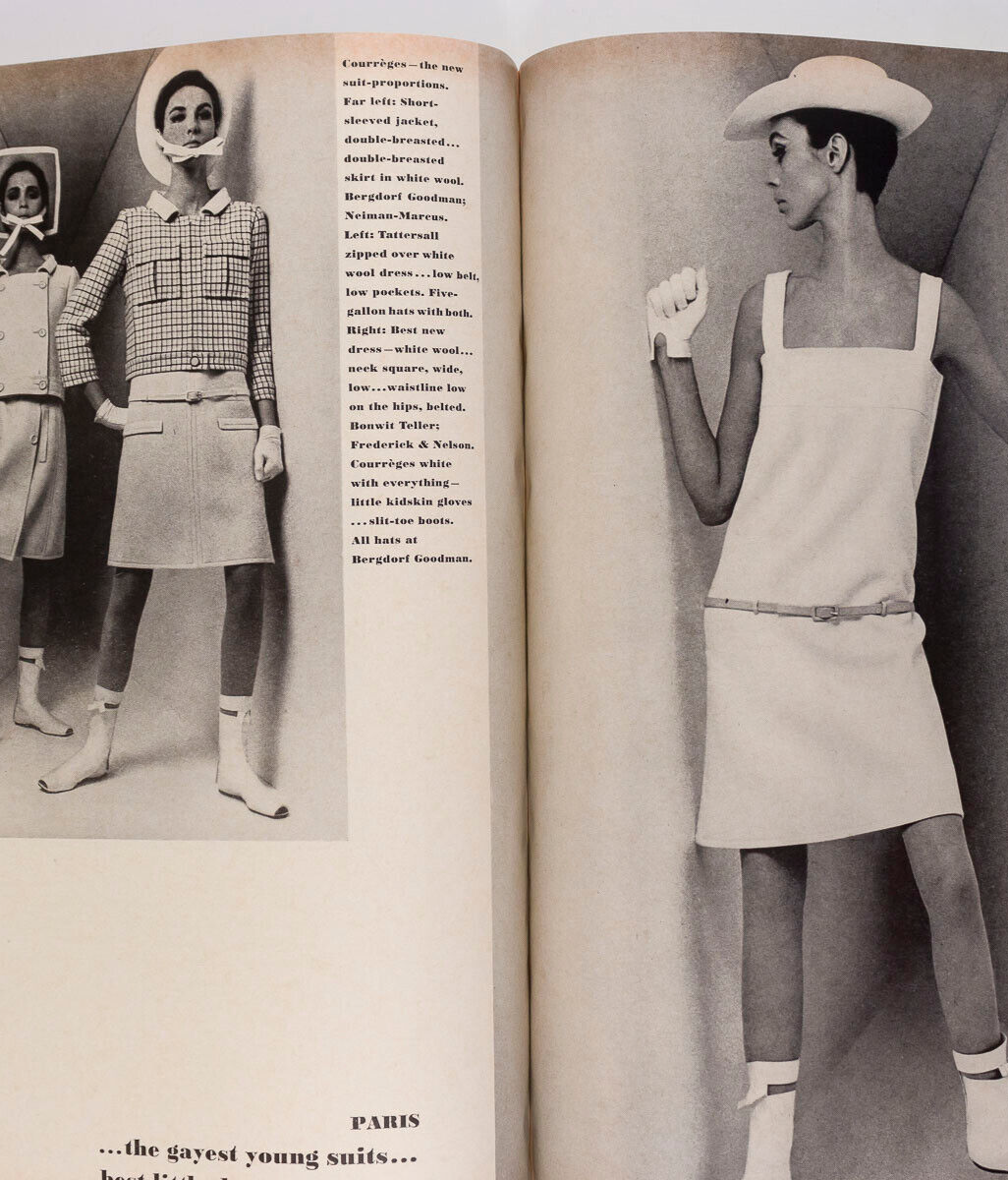 Blow Up WILHELMINA COOPER Veruschka VOGUE March 1965 COURREGES Liz Taylor WARHOL