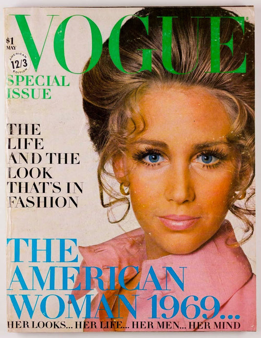 WINDSOR ELLIOTT Buffy Saint-Marie MIA FARROW Linda McCartney US Vogue May 1969