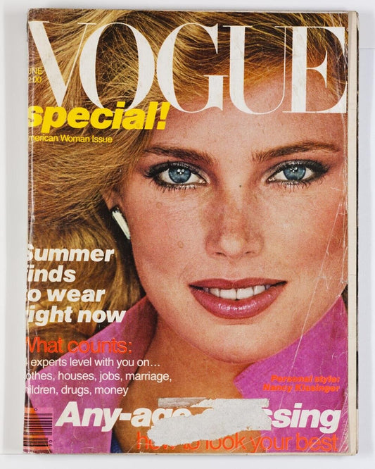 Kelly Emberg GIA CARANGI Yolande Gilot NANCY KISSINGER Vogue magazine 1979 June