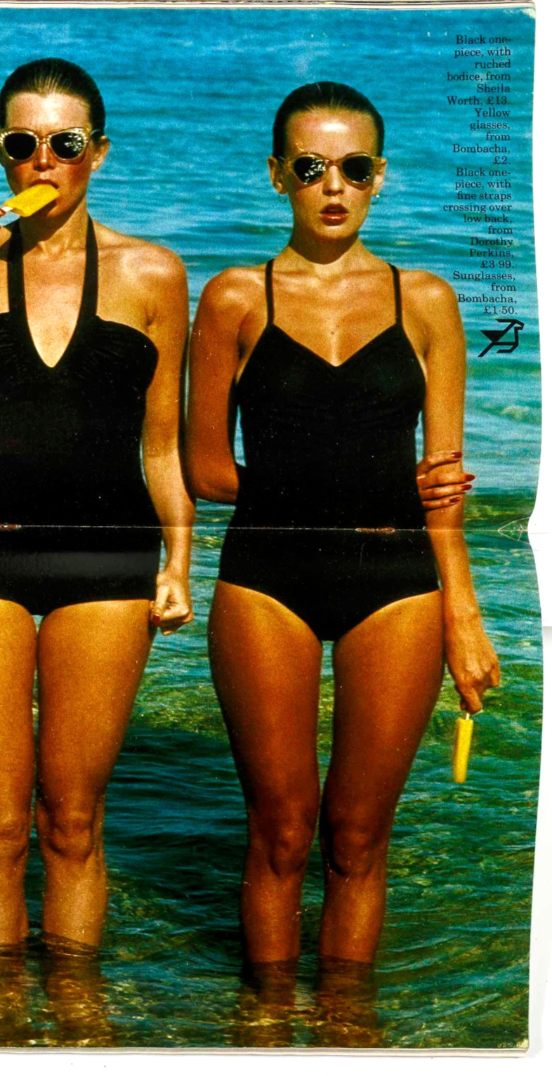MICK RONSON Scott Antony COLIN BLUNSTONE Biba 19 MAGAZINE June 1974 Swimwear 70s