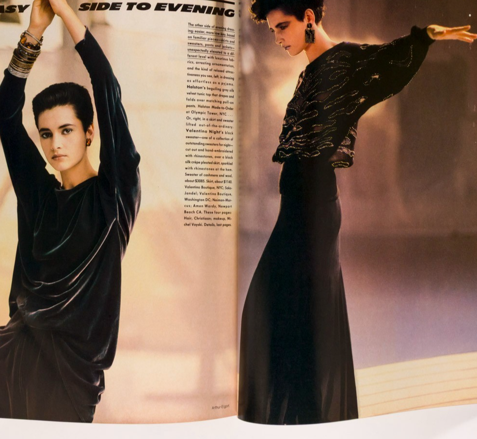 Alexis BROOKE SHEILDS Antonio Lopez BRUCE WEBER  Vogue September 1984  Tina Chow