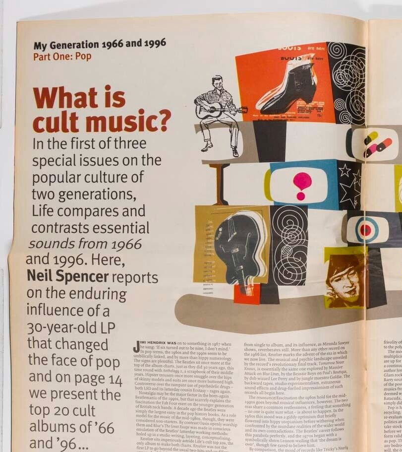 Damon Keith Albarn GOLDIE Dolores O'Riordan OBSERVER LIFE April 1996 Pete Tong