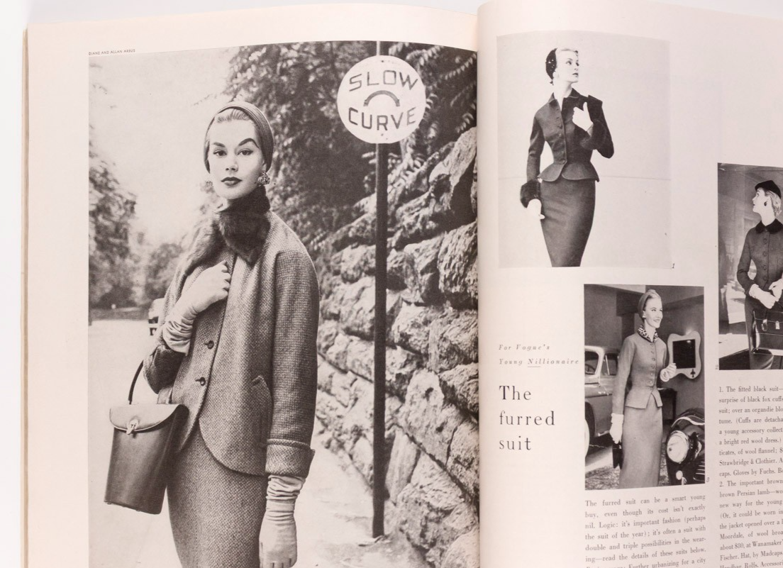 Dovima DIANE ARBUS Balenciaga VOGUE September 1953 Jean Patchett SUZY PARKER vtg