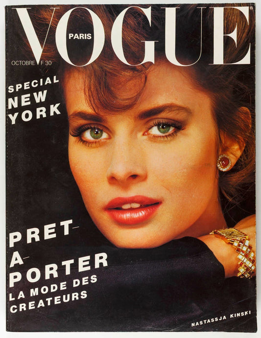 NASTASSJA KINSKI Brooke Shields ANTONIO LOPEZ Fr Vogue Oct 1982 Bisset TINA CHOW