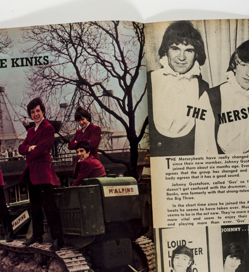 The Rolling Stones PJ PROBY Beatles PRETTY THINGS Mods KINKS ~ BIG BEAT magazine