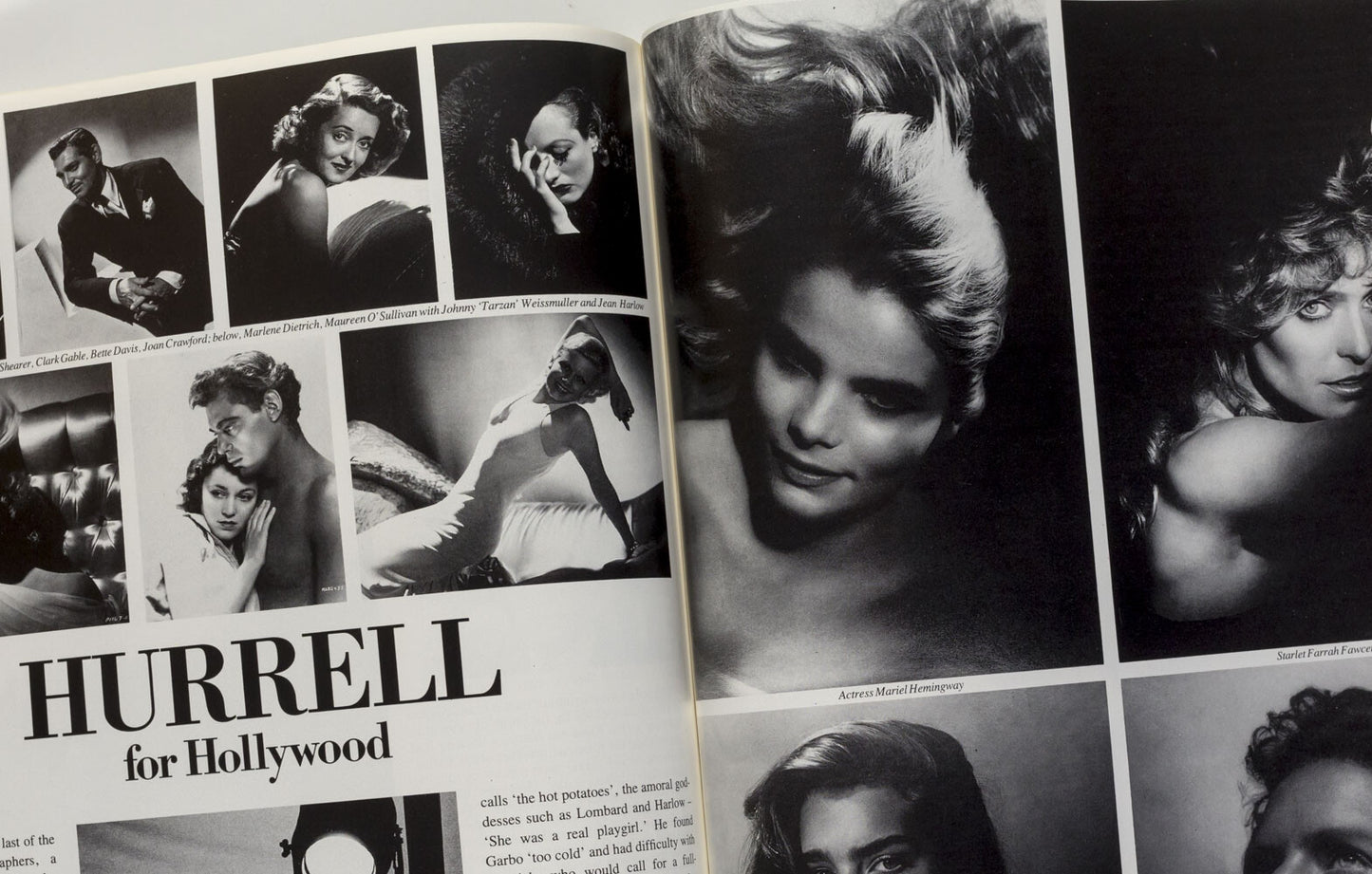 BROOKE SHIELDS Ritts HELMUT NEWTON Tatler May 1983 FARRAH FAWCETT Tatum O'Neal